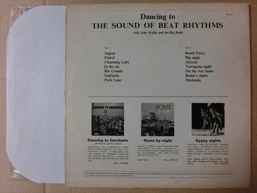 スーパーマーケット盤 John Wallis And His Big Band グルーヴィーインスト Dancing To The Sound Of Beat Rhythms LP オルガンバー系_画像2