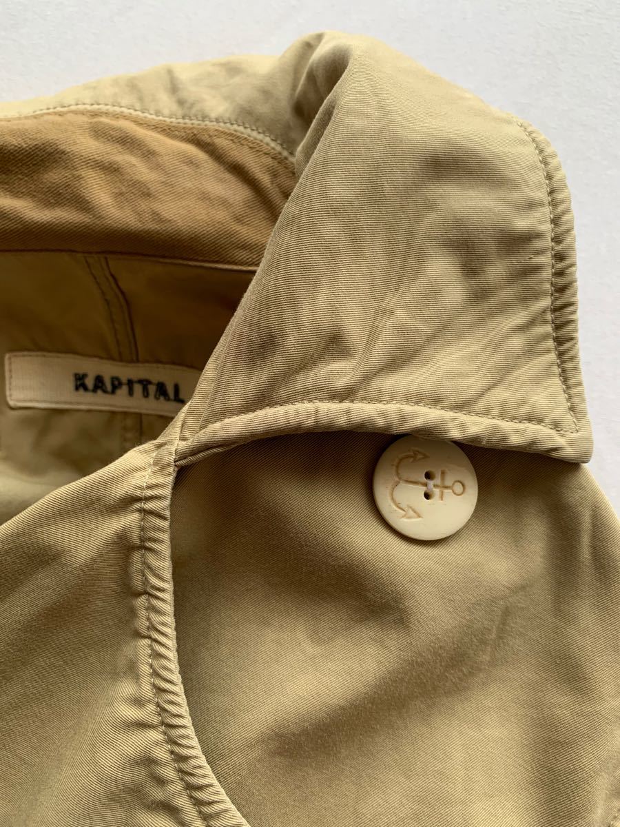 注文後の変更キャンセル返品 ブルー00 KAPITAL キャピタル後染裏毛裏