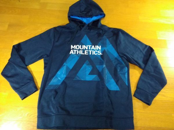 THE NORTH FACE/ノースフェイス MOUNTAIN ATHLETICS パーカー SIZE:L/G 紺 送料1000円～_画像1