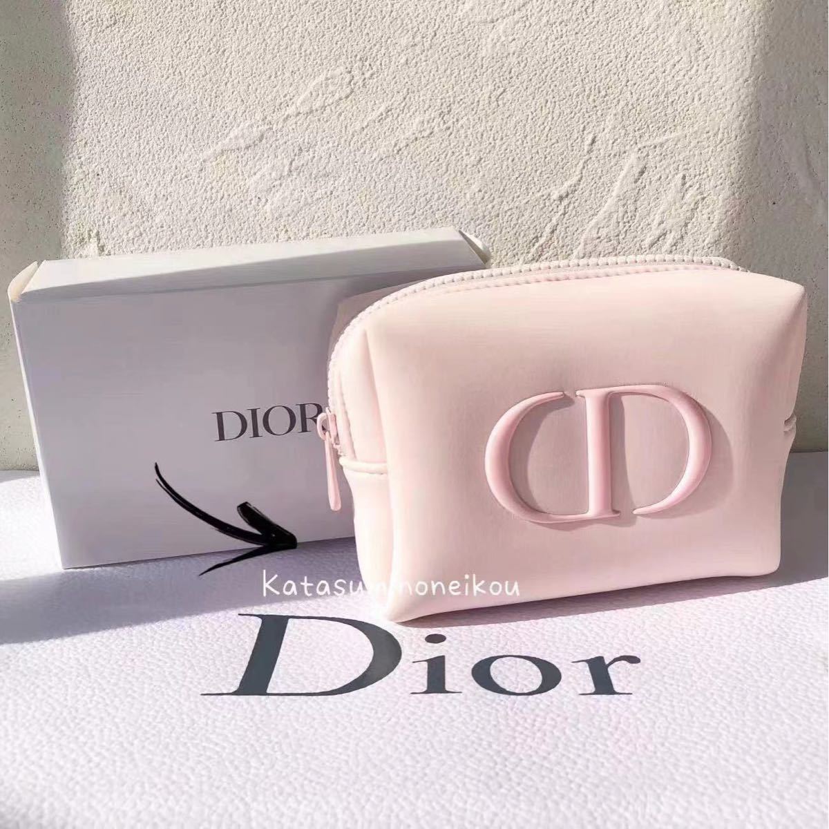dior ノベルティ ポーチ ピンク 箱なし - ファッション小物
