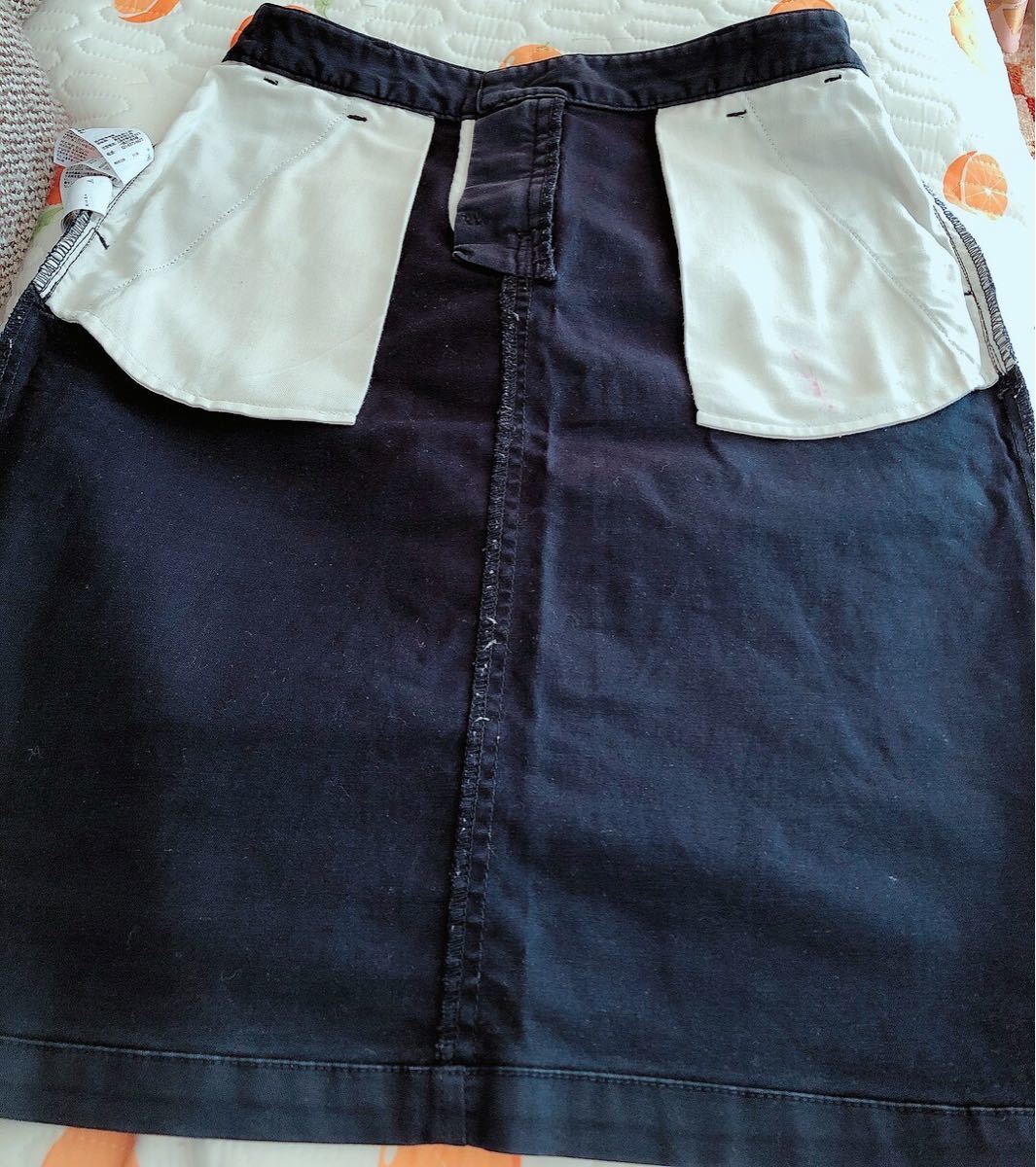 MUJI無印良品　スカート ネイビー　サイズ61