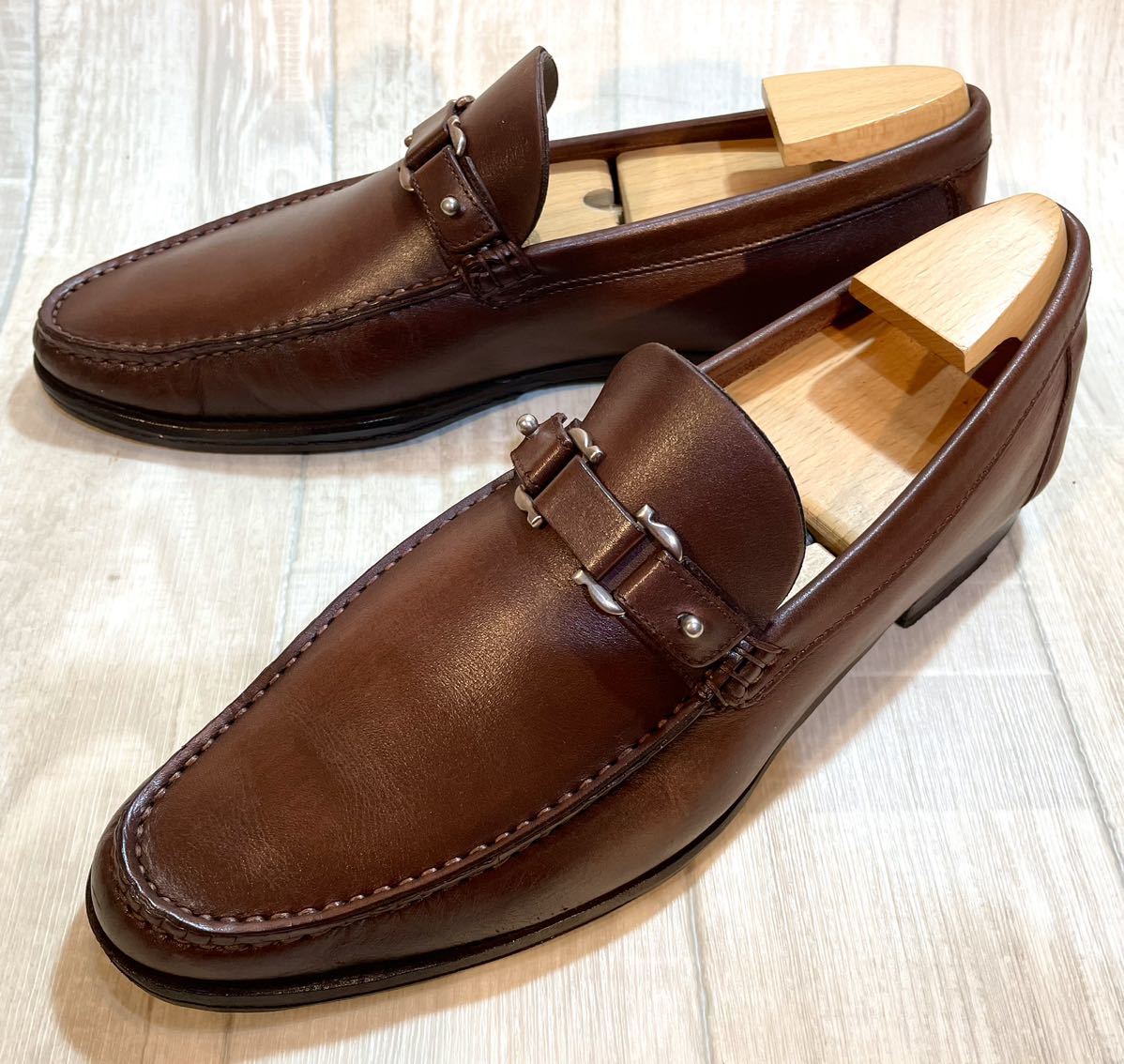 Salvatore Ferragamo フェラガモ◇24.5cm 6.5EE◇ビットローファー