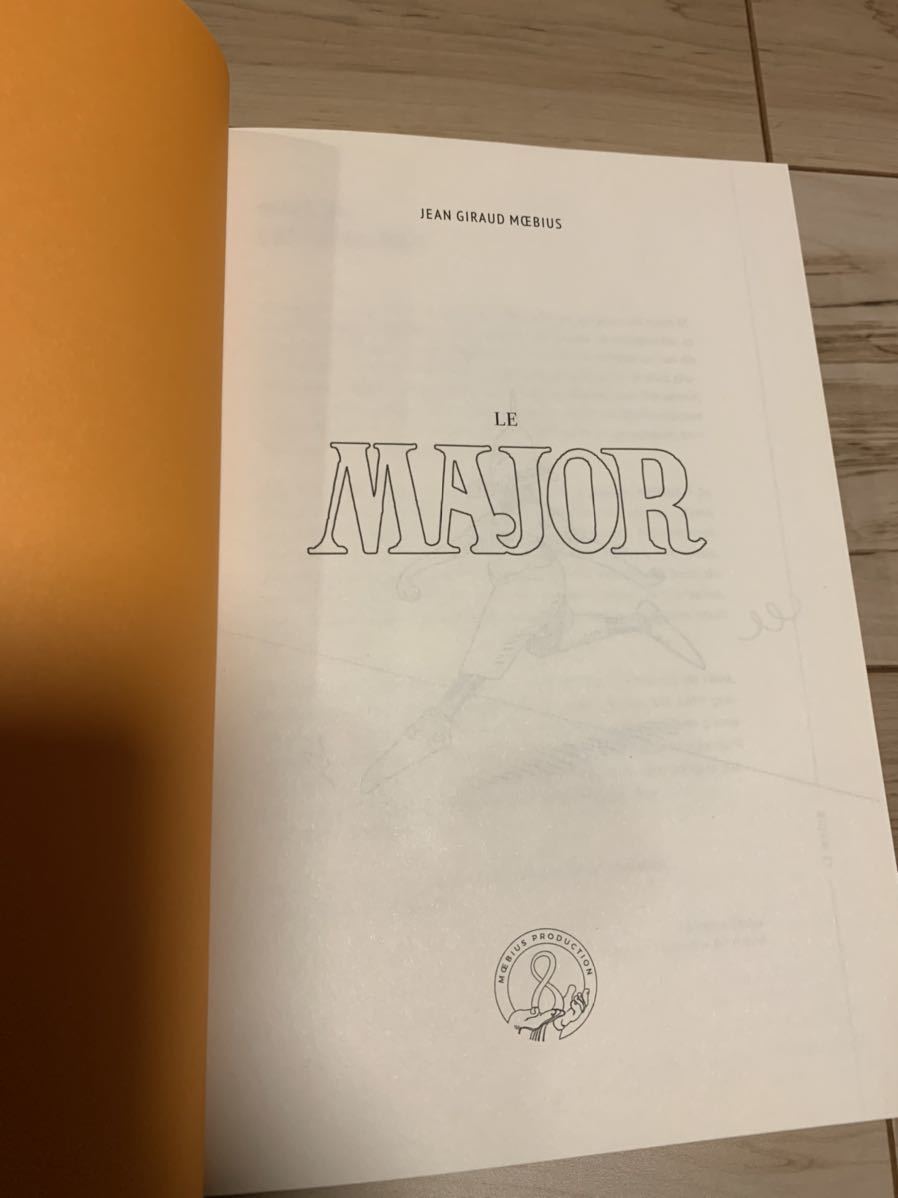 洋書MOEBIUS “LE MAJOR”(フランス語)　大友克洋 谷口ジロー 寺田克也 宮崎駿