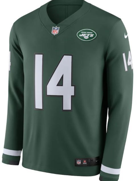 BE22)Nike New York Jets[Sam Darnold]ゲームシャツ・ジャージシャツ/NFL/3XL/USサイズ/ ニューヨーク・ジェッツ_画像1