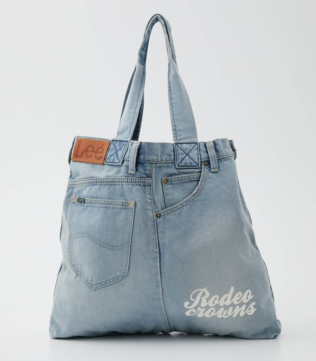 メール便送料無料05 ロデオクラウンズ デニムトートバッグ 刺繍 通販 ロデオクラウンズワイドボウル デニム トートバッグ イニシャル刺繍入り