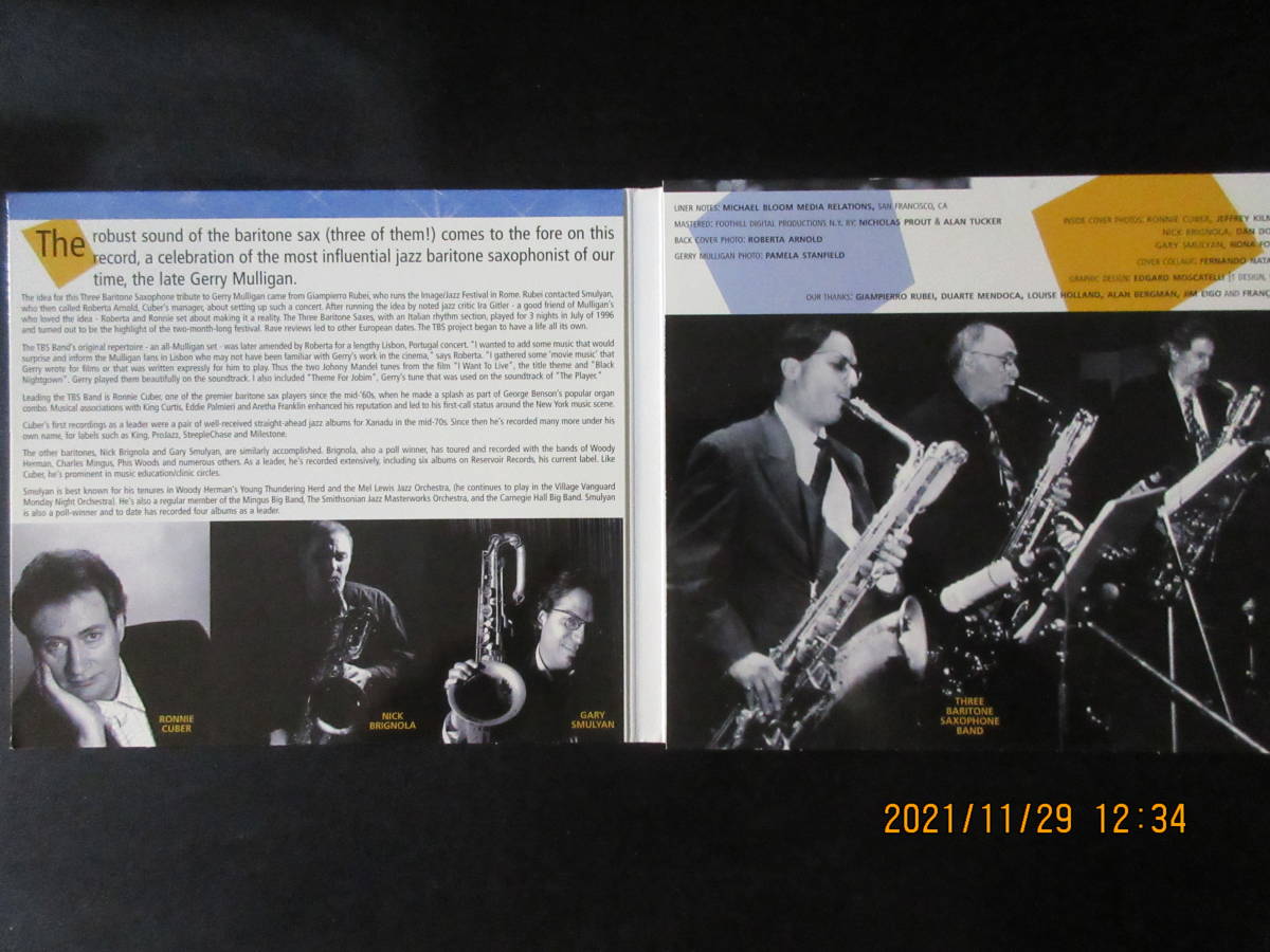 Yahoo!オークション 送料無料 稀少盤 紙ジャケ THREE・BARITONE・SAX...