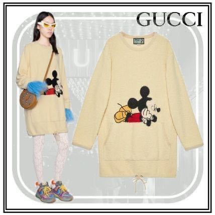 Gucci Disney ミッキー刺繍 ニットワンピース ロングスウェット ビッグシルエット グッチ ディズニー コラボ シャツ ワッペン의 상품 상세 일본의 옥션 및 쇼핑 사이트의 대리 입찰 및 구입 From Japan