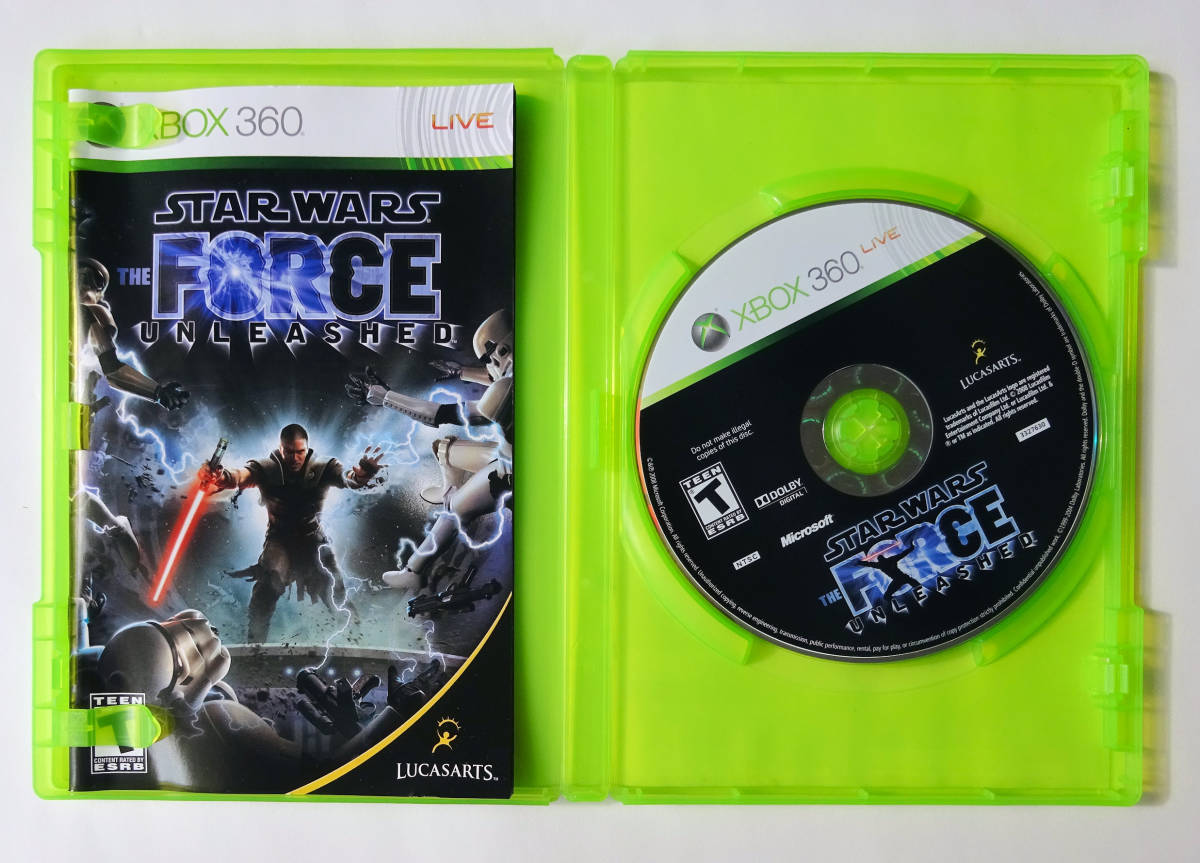 スター・ウォーズ フォース アンリーシュド STAR WARS FORCE UNLEASHED 北米版 ★ XBOX360 / XBOX ONE / SERIES X