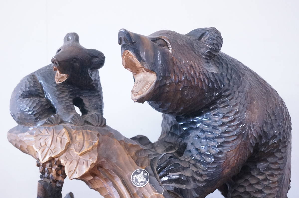 熊の木彫り 親子3匹セット - 通販 - univ-garoua.cm