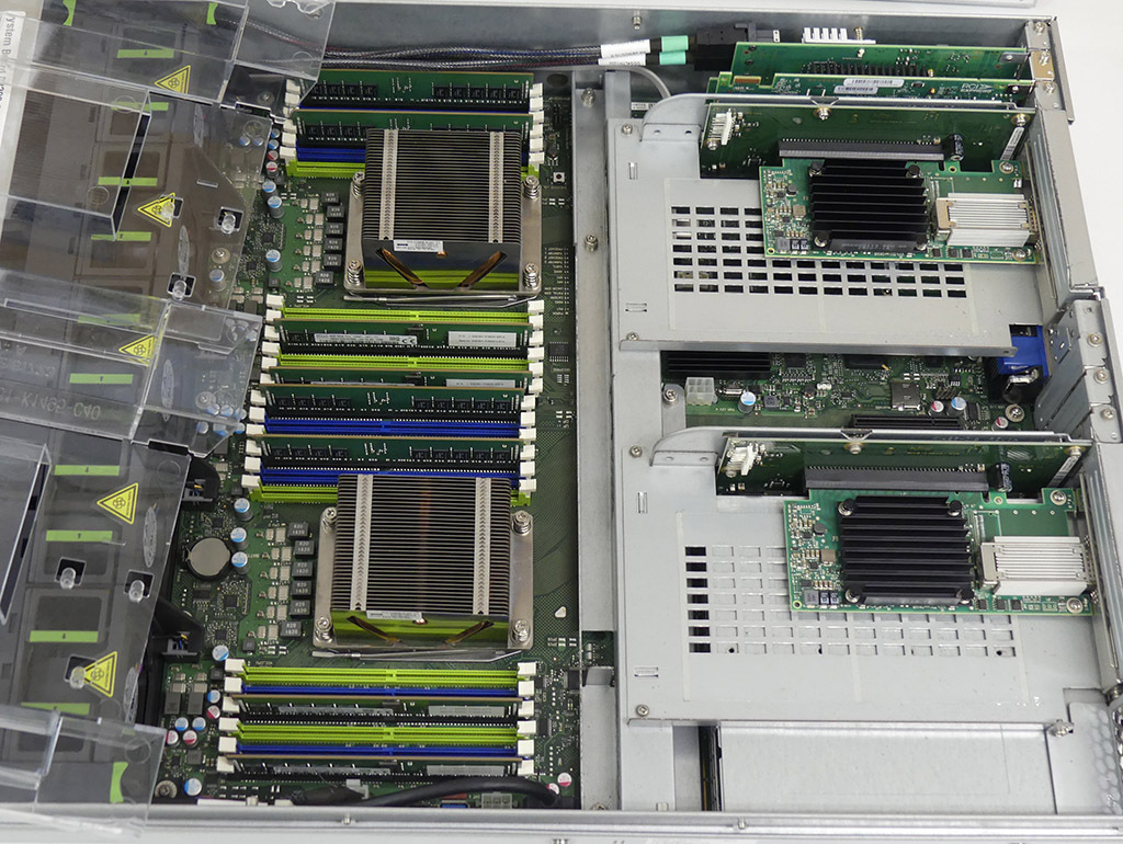 FUJITSU PRIMERGY RX2540 M2 サーバー CPU Xeon E5-2643 v4x2 メモリー8GBx8 HDD300GBx2 中古 S2110-6358 〇_画像7