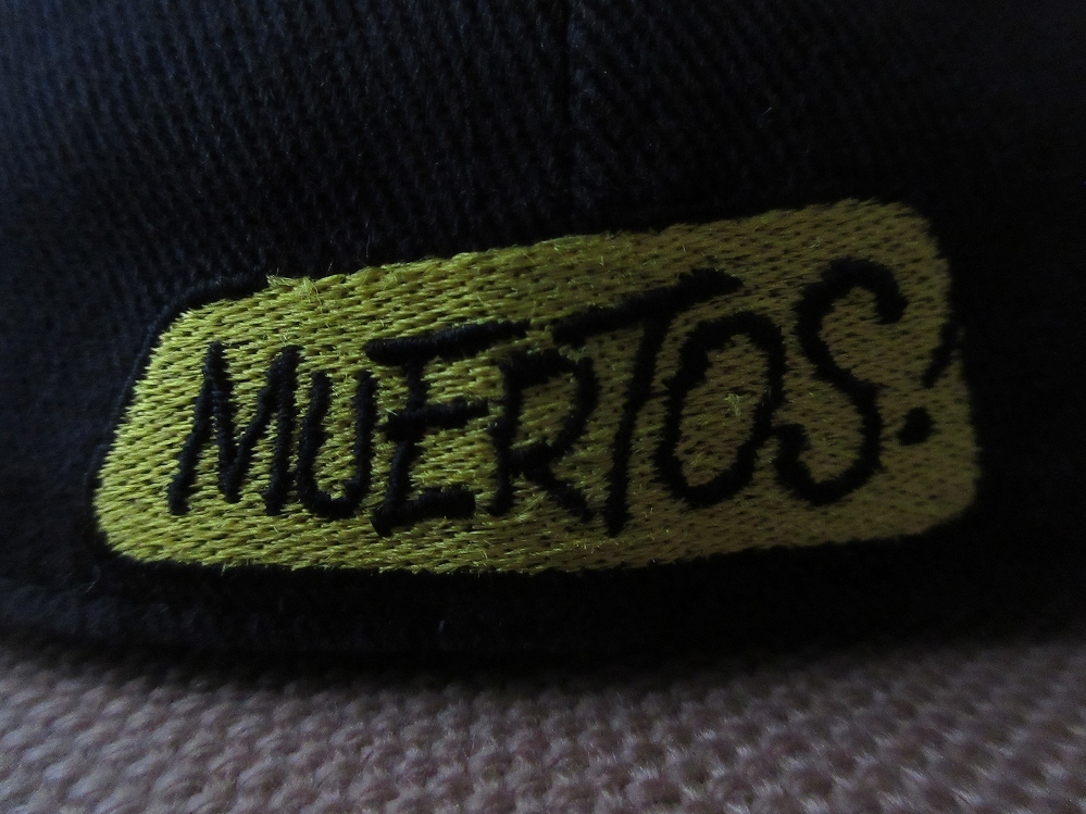 00\'s made in Japan M.W.O.B.H.M. Space Bug MUERTOS embroidery cap black MWOBHM Space bagUNDERCOVER undercover CAP hard core reverse side ..