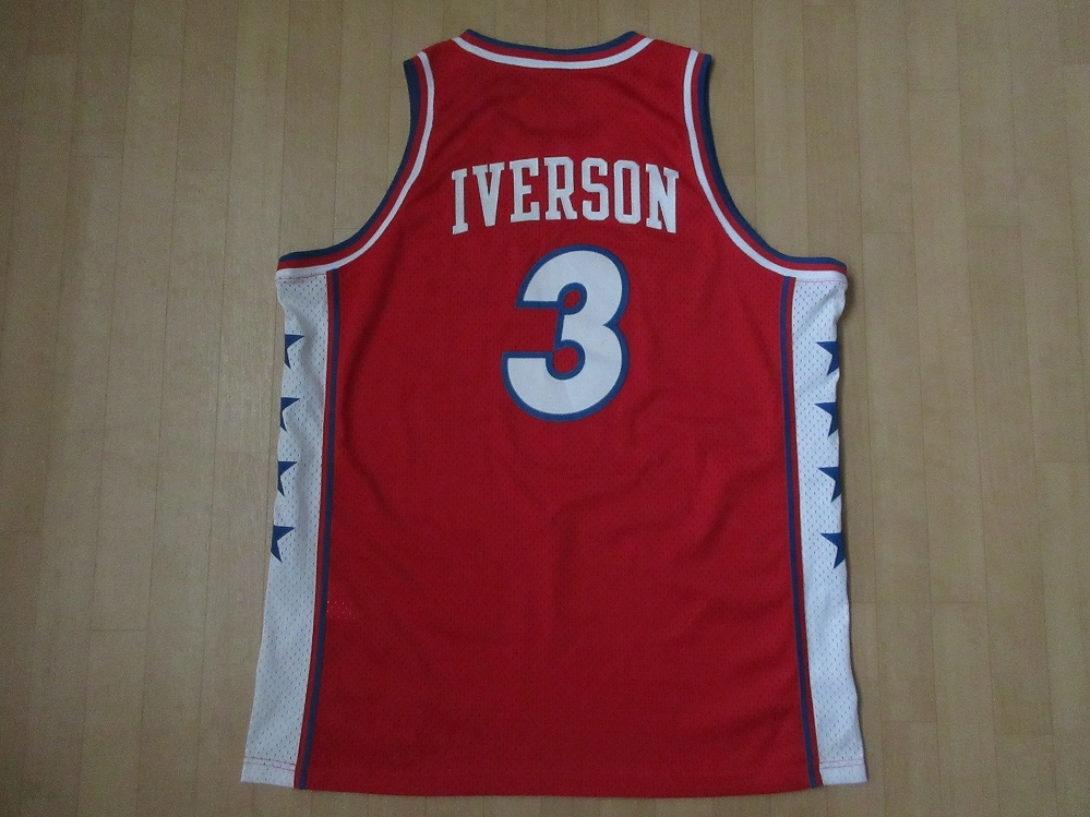 00's Philadelphia 76ers NIKE Allen Iverson #3 ユニフォームXLフィラデルフィア セブンティシクサーズ アレン アイバーソン タンクトップ_NIKE・Allen Iverson・3・ユニフォーム裏面