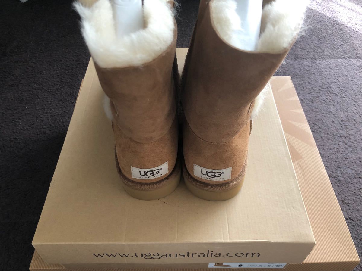 UGG アグ BAILEY BUTTON 5803w CHE ムートンブーツ ベイリー UGGブーツ アグブーツ チェスナット 茶