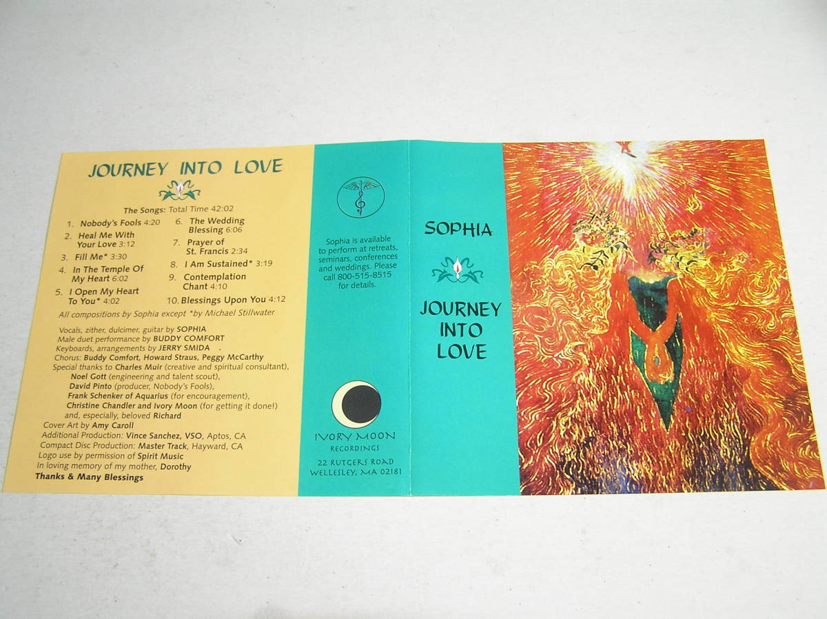 CD/US:New Age:癒し:ボーカル/Sophia Roberts/Sophia - Journey Into Love/Heal Me With Your Love:Sophia/Contemplation Chant:Sophia_画像9