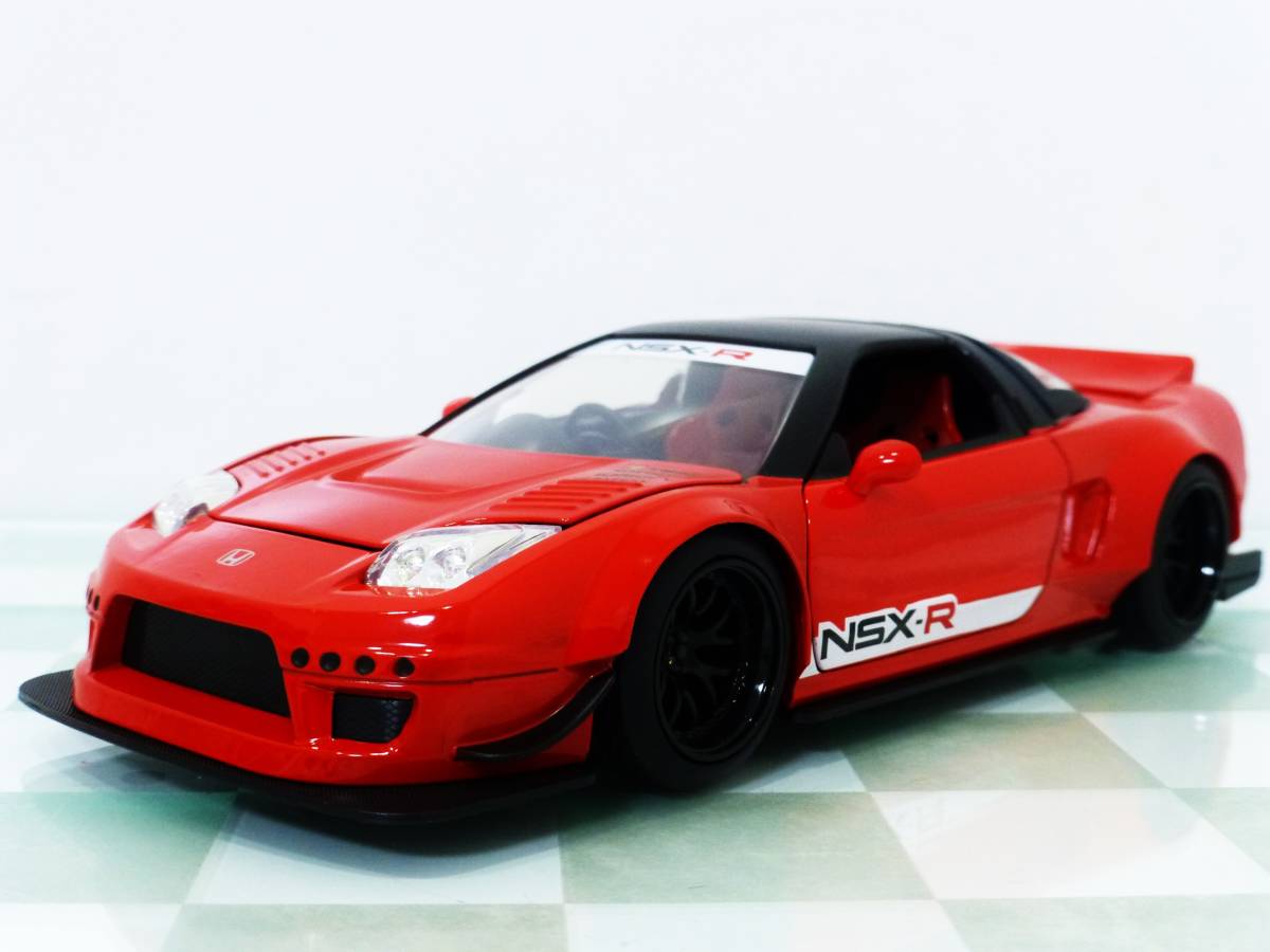 ■JADA TOYS 1/24 2002 NISSAN NSX TYPE-R JAPAN SPEC -WIDEBODY- RED■41_画像1