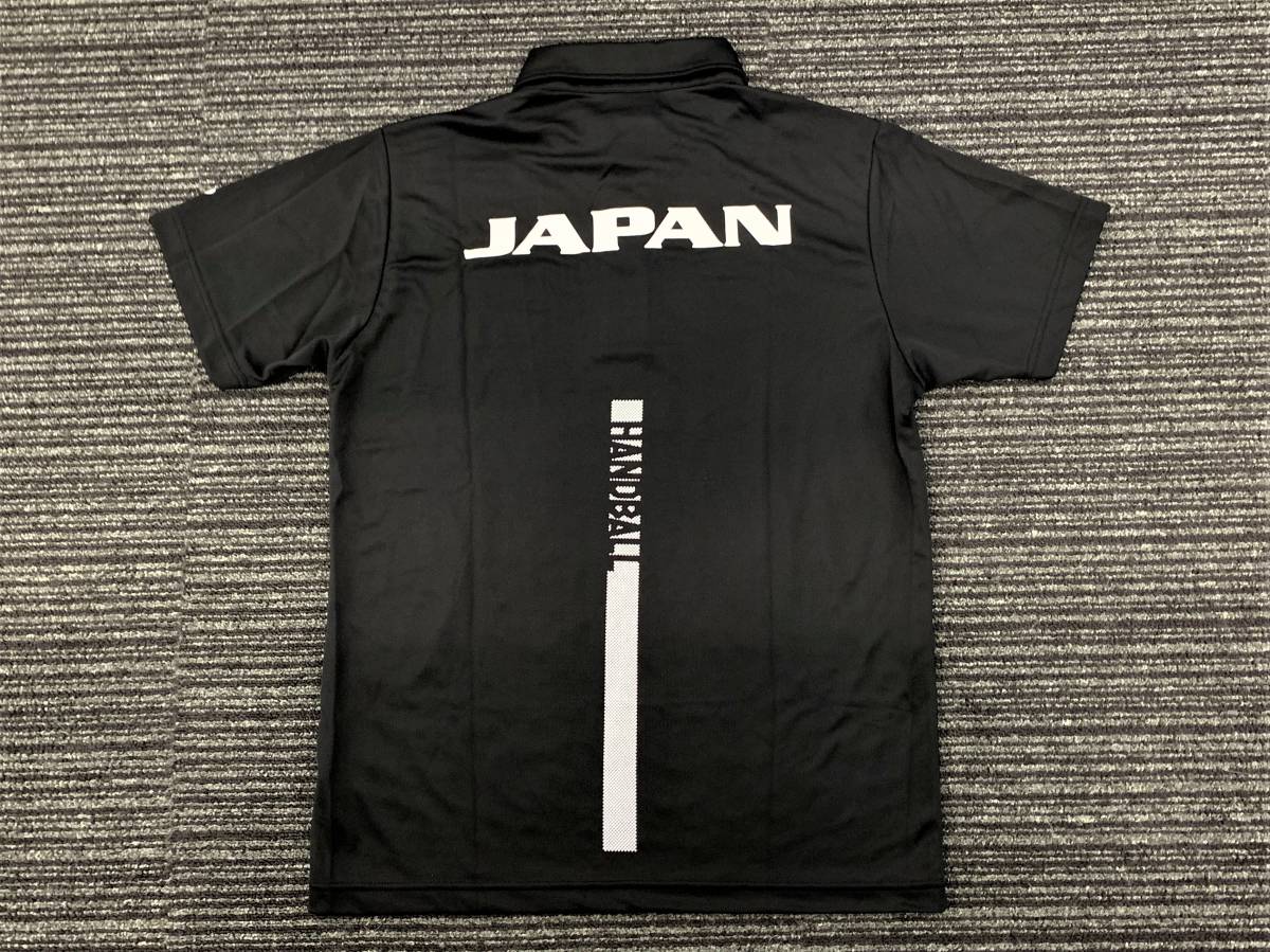 2019-20 handball Japan representative man .. star JAPAN direction Coach staff player supplied goods asics Asics button down polo-shirt | Olympic 