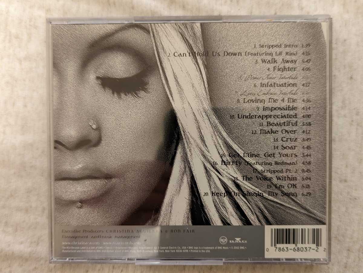 christina aguilera [stripped] зарубежная запись б/у CD