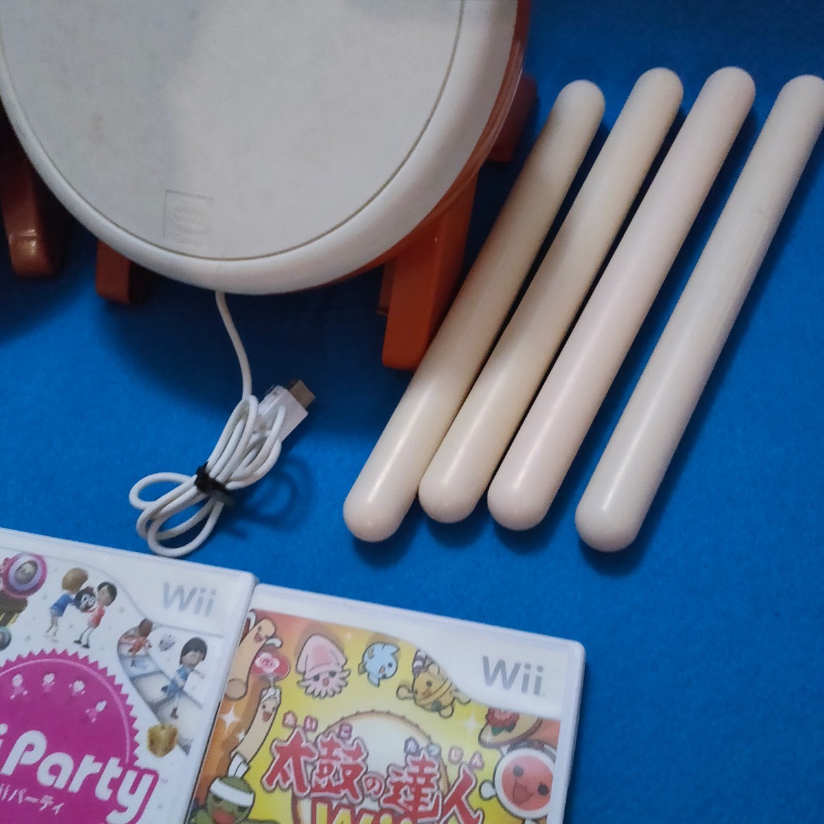 任天堂 Wii 太鼓の達人 マリオカート ジャストダンス2 マリオギャラクシー2 タタコン wiiハンドル