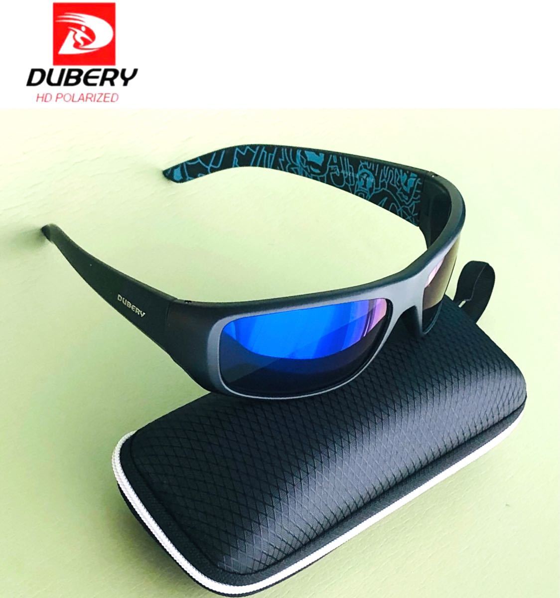 DUBERY サングラス 偏光グラス UV400 軽量 車  釣り アウトドア スポーツサングラス 紫外線カット