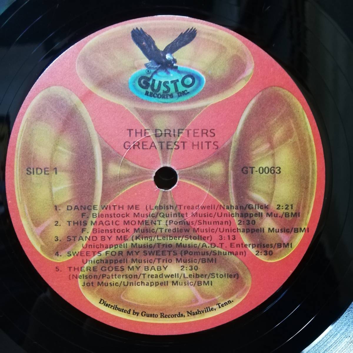 【LP】US盤 - The Drifters Greatest Hits - GT-0063 - *15_画像3