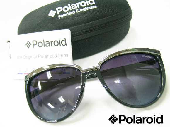 Polaroid ポラロイド 目に優しい偏光サングラス PLD4016-D28 シルバー 黒 UV400 ユニセックス