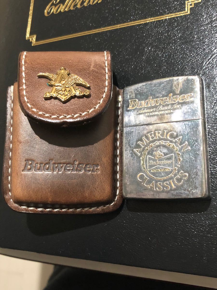 バドワイザー budweiser ジッポ ZIPPO ケース付き シリアルナンバー