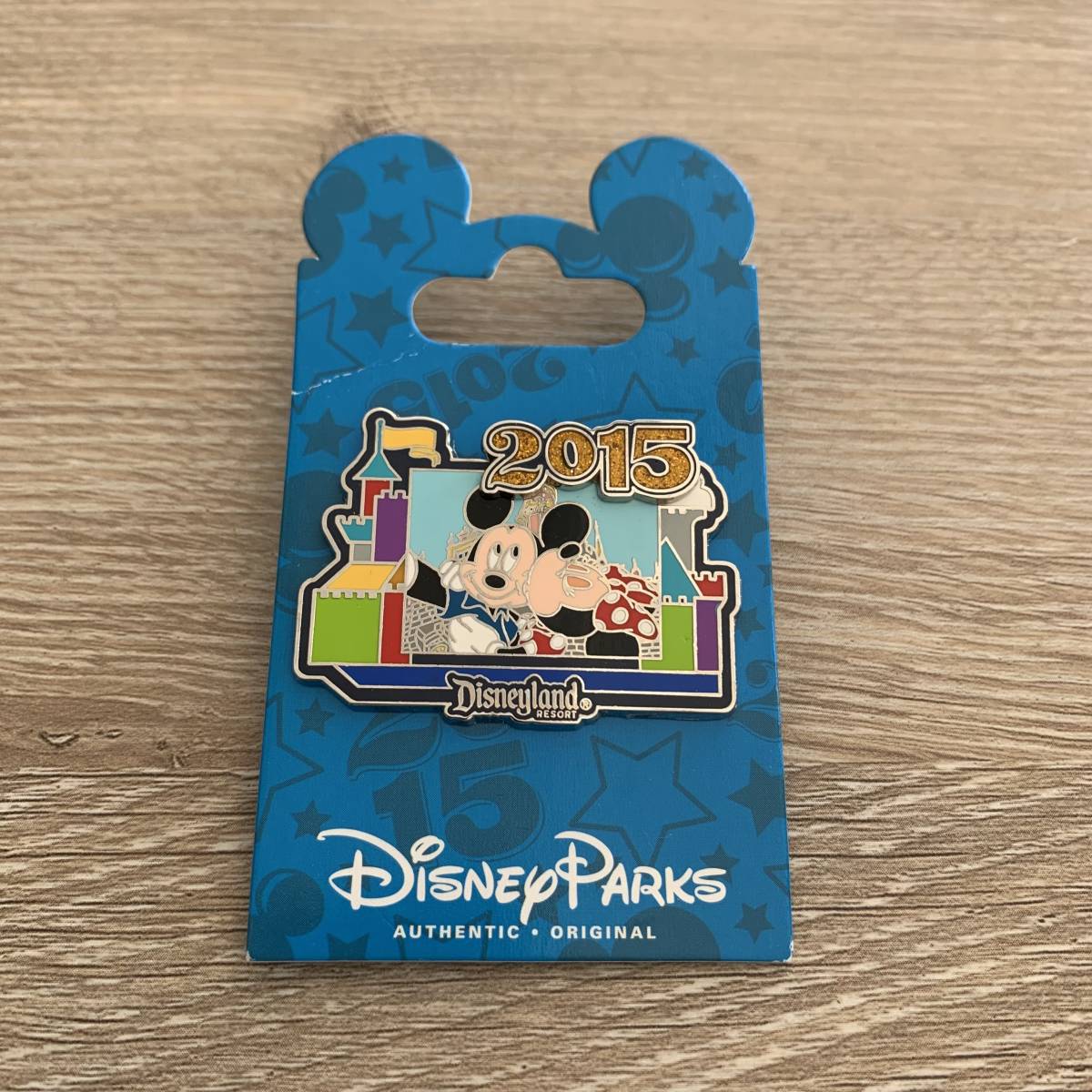  Mickey minnie 2015: abroad Disney pin badge!