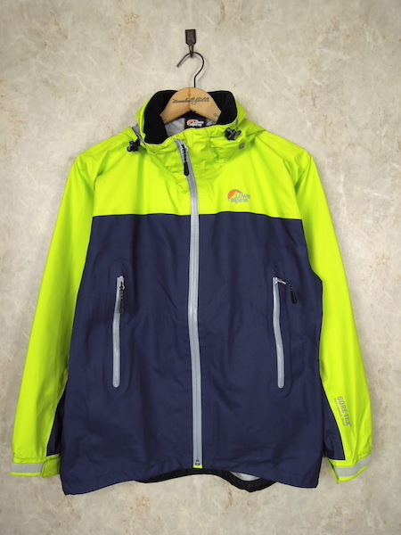  low Alpine Gore-Tex mountain parka * lady's S size / yellow / navy / yellow color / navy blue / waterproof jacket / mountain climbing / trekking 