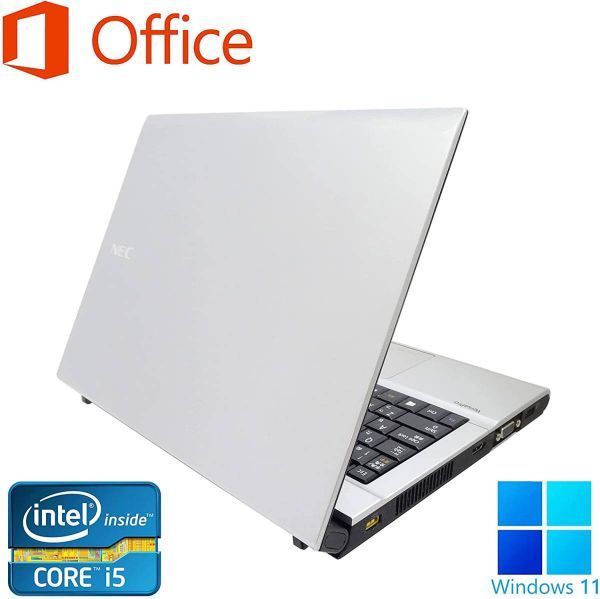 【サポート付き】NEC VB-F Windows11 Core i5-3320M 大容量メモリー:4GB SSD:128GB Office 2019 & ロジクールK380BK ワイヤレスキーボード_画像4