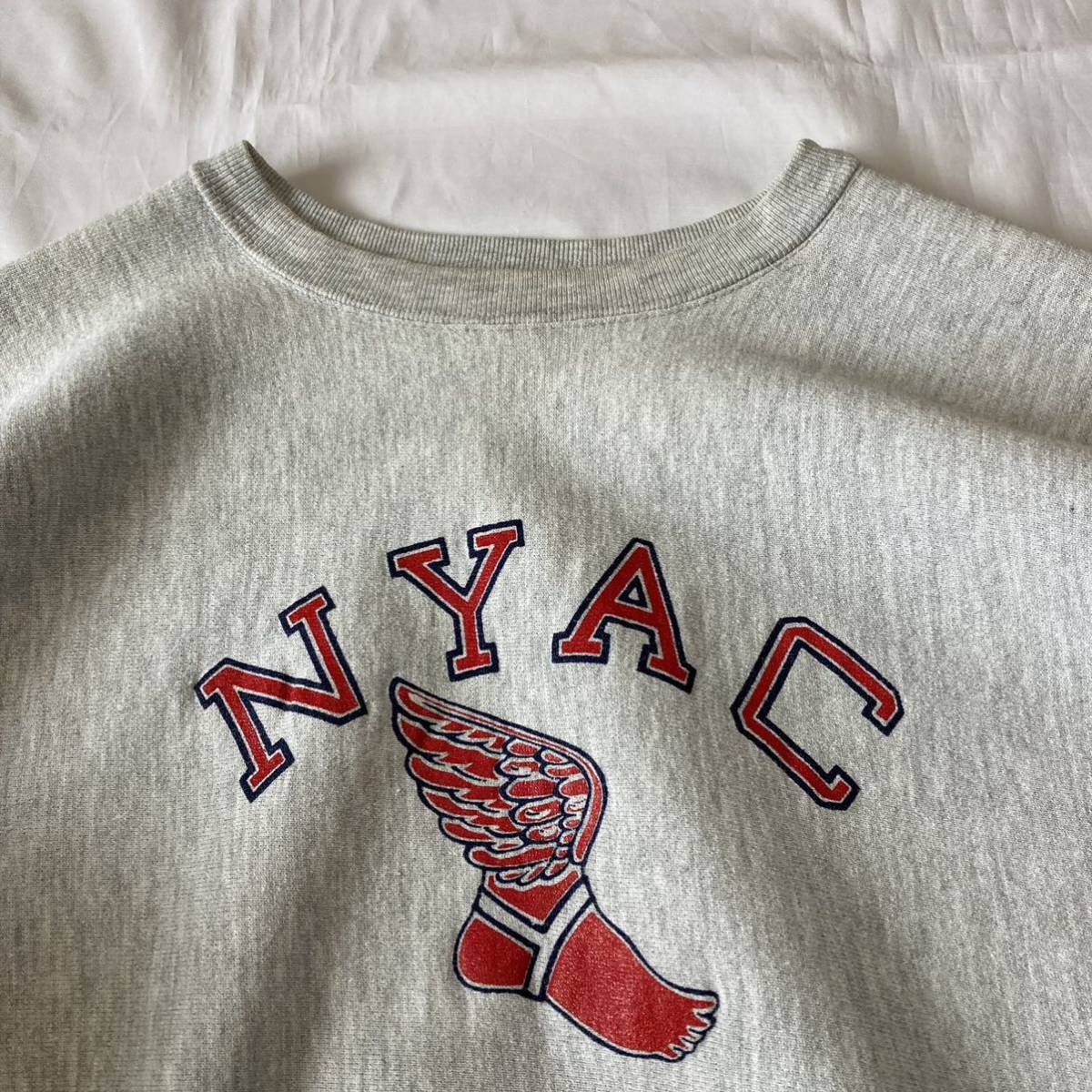 80s チャンピオンリバースウィーブ トリコ ウィングフットNYAC-