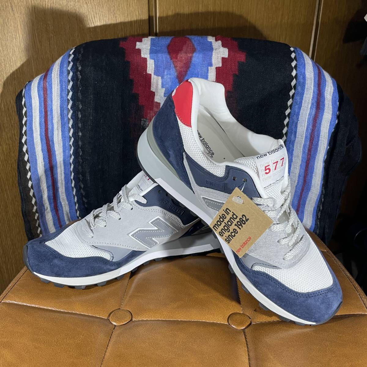 ★新品 未使用品 new balance M577 GWR made in England 26.5cm US 8.5 UK 8.0 ニューバランス 英国製 atmos アトモス 576 990 1500★_画像6