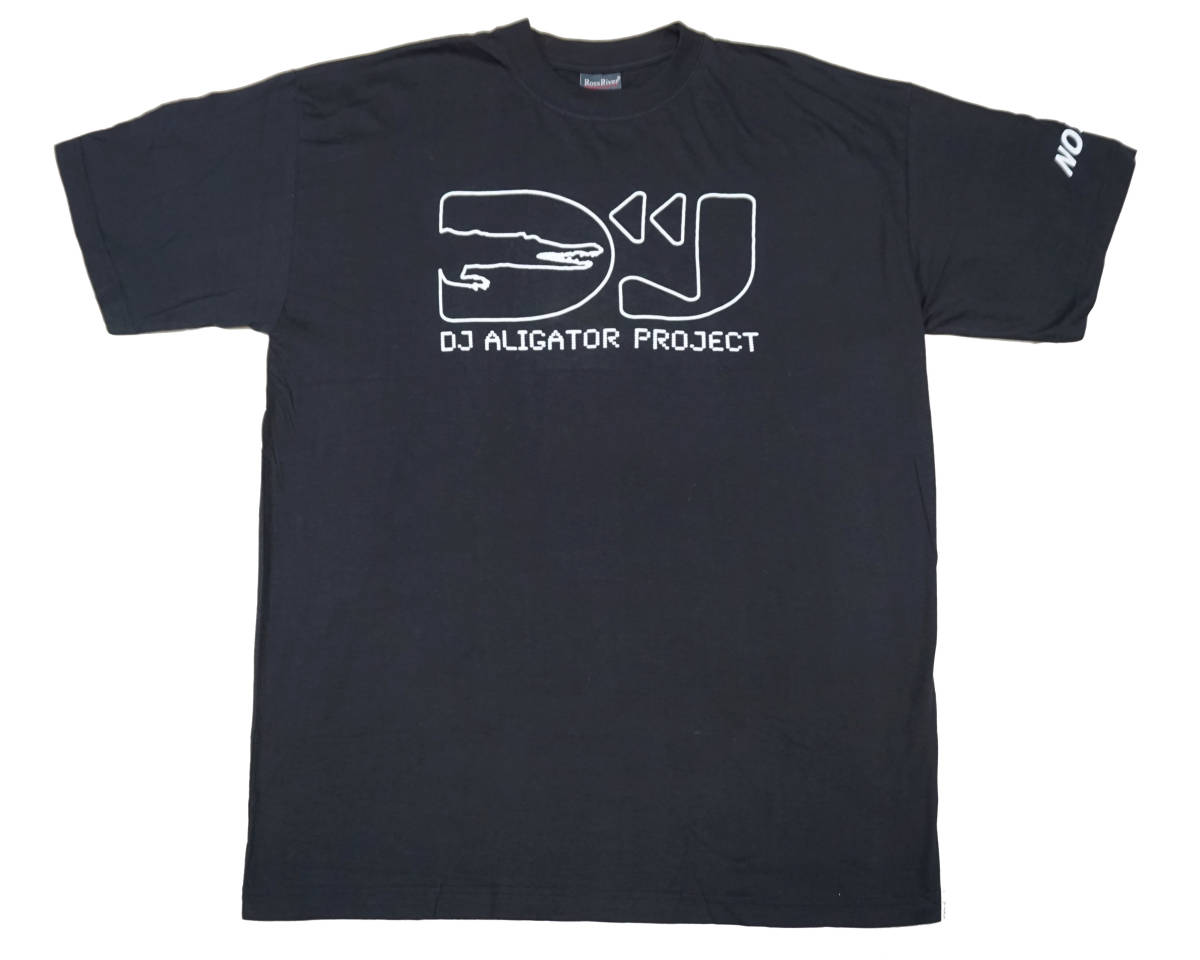 激レア! 00's DJ ALIGATOR PROJECT 『THE SOUND OF SCANDINAVIA』 UKプロモ Tシャツ PRODIGY FAT BOY SLIM CHEMICAL BROTHERS DJ SHADOW