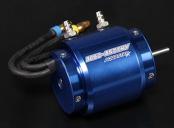 水冷ブラシレスモーター ホビーキング 3650-3500KV◇Turnigy AquaStar