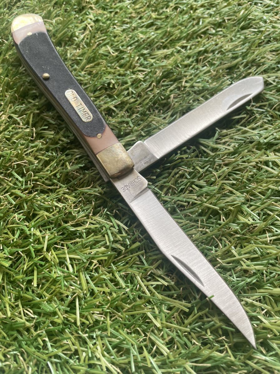SCHRADE [Old Timer] #001 ２枚刃　シュレード　フォールディングナイフ