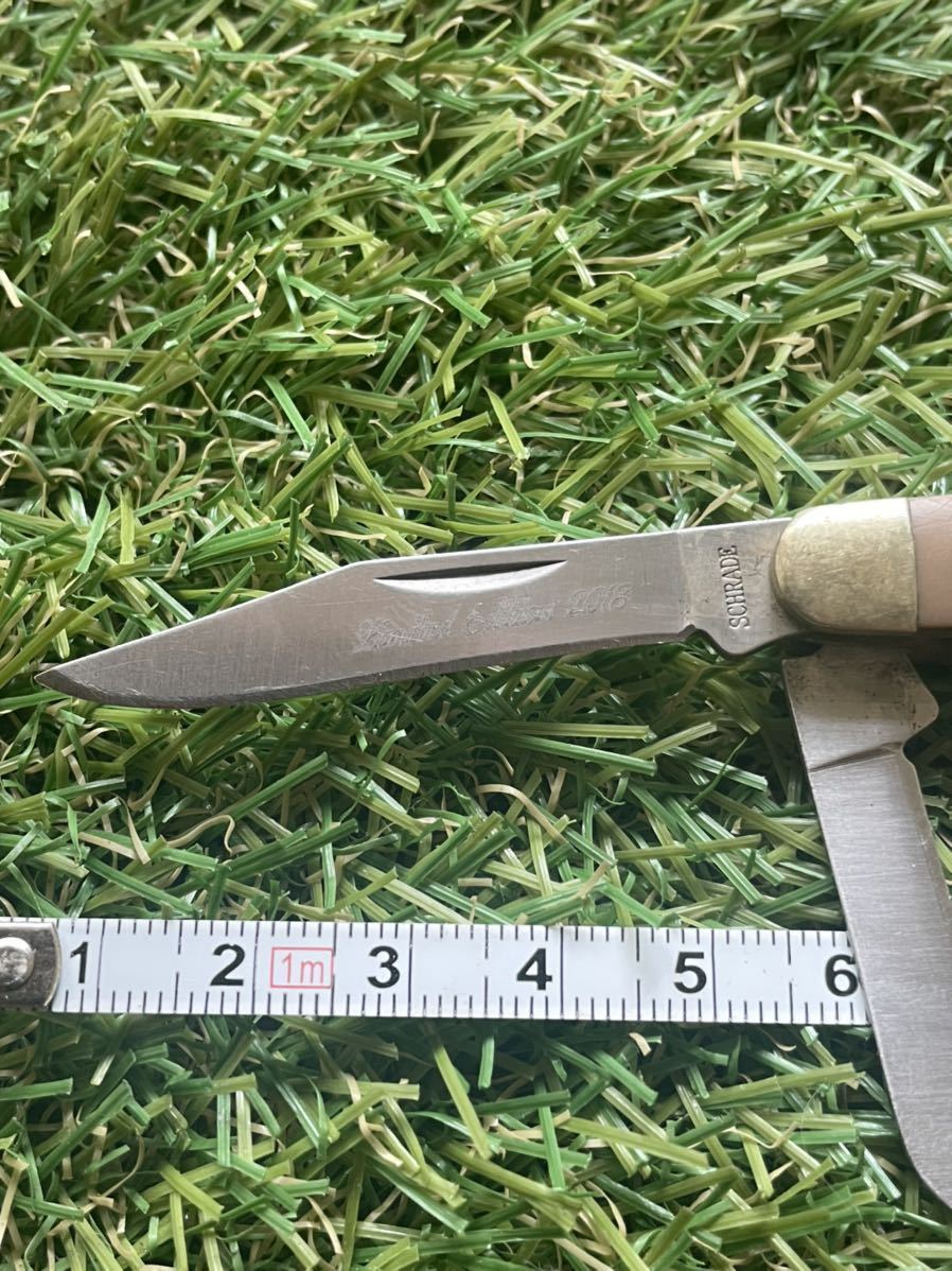 SCHRADE [Old Timer] ３枚刃　シュレード　折りたたみナイフ