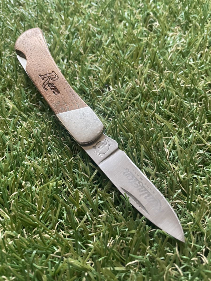 REMINGTON #004 Folding Knife 木製ハンドル　フォールディングナイフ