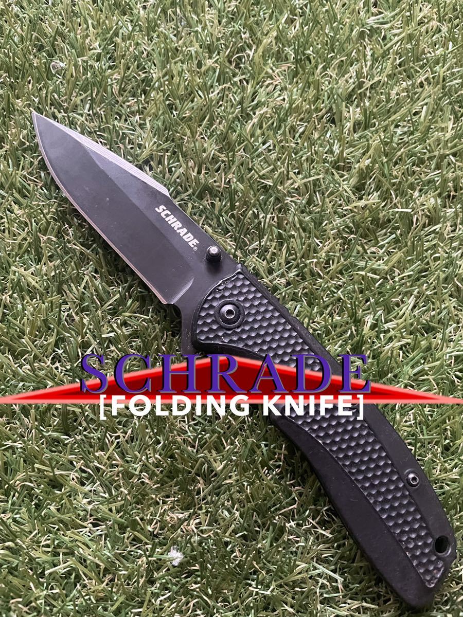 SCHRADE #909 Folding Knife カーショウ フォールディングナイフ 折りたたみナイフ