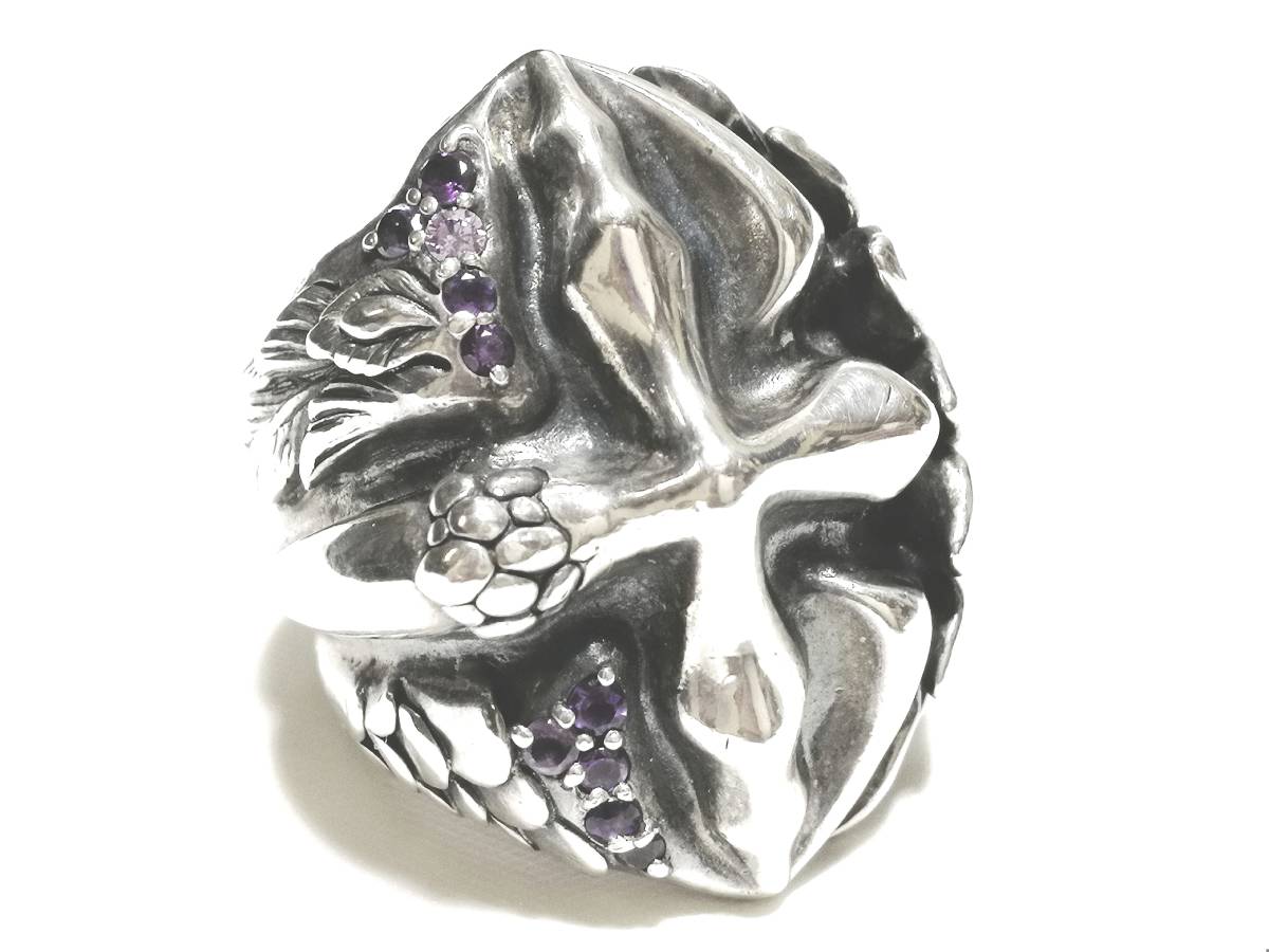 * beautiful goods valuable sa muff .s limitation genuine article regular goods Bloody Maryblati Marie obsession ring amethyst silver 925 *