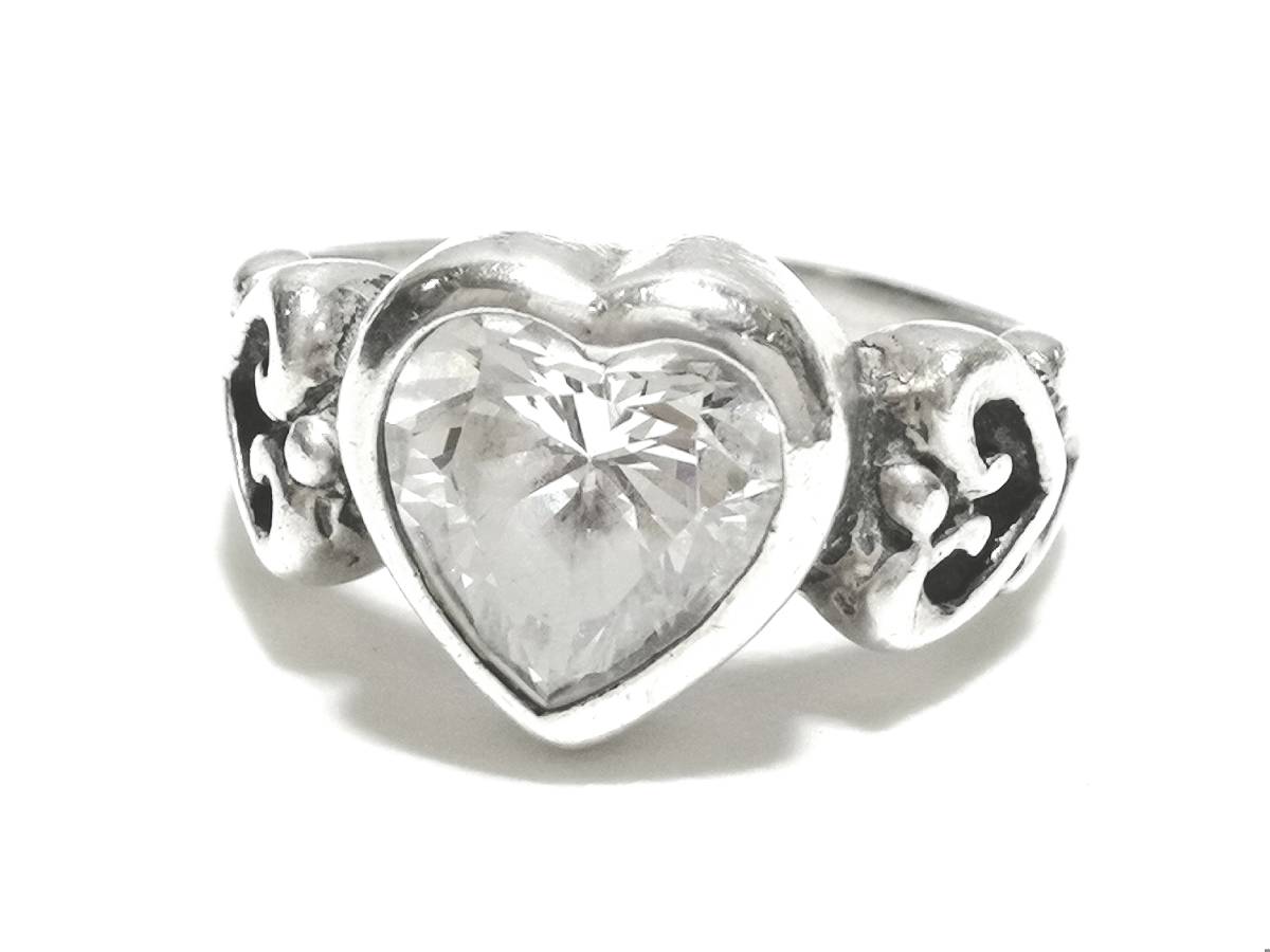 レア 定価￥46 200 本物 正規品 ロイヤルオーダー Large Heart cz w