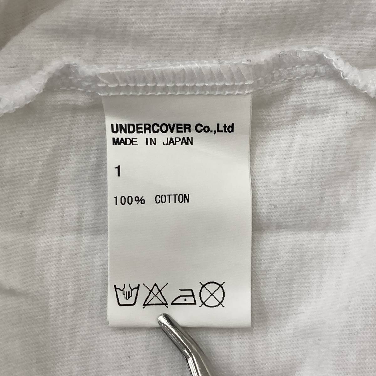 UNDERCOVER FUCK 半袖 Tシャツ 白 ホワイト 1サイズ 日本製 UNDER COVER アンダーカバー ジョニオ archive 1090059_画像6