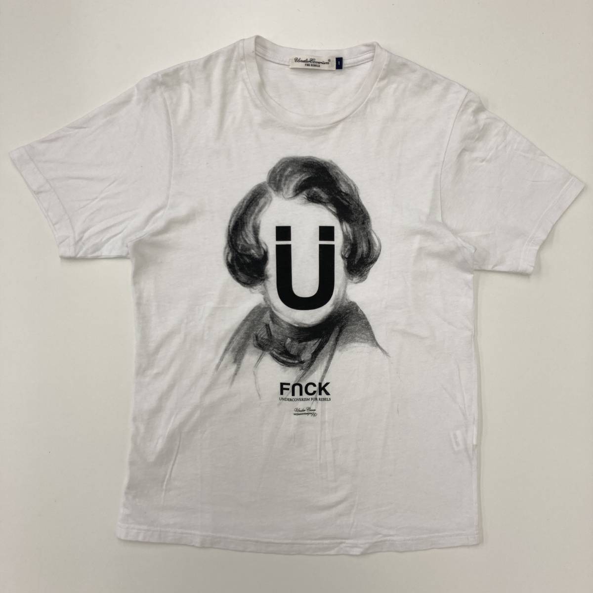 UNDERCOVER FUCK 半袖 Tシャツ 白 ホワイト 1サイズ 日本製 UNDER COVER アンダーカバー ジョニオ archive 1090059_画像2