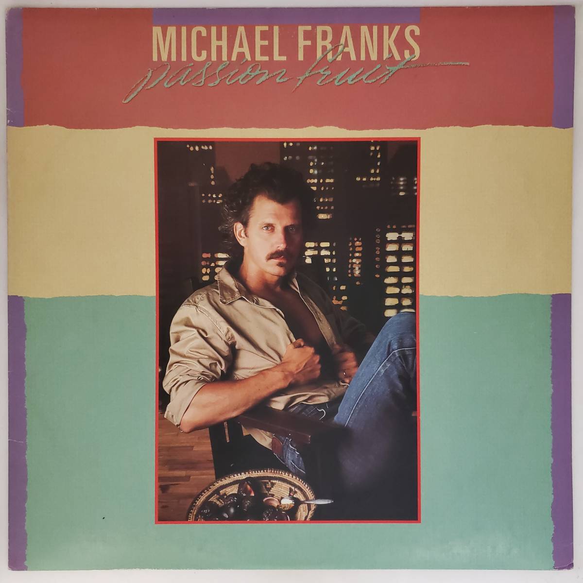 良盤屋 P-2301◆LP◆US盤；P-11419　マイケル・フランクス パッションフルーツ 　Michael Franks Passionfruit＞1983 送料480　_US盤