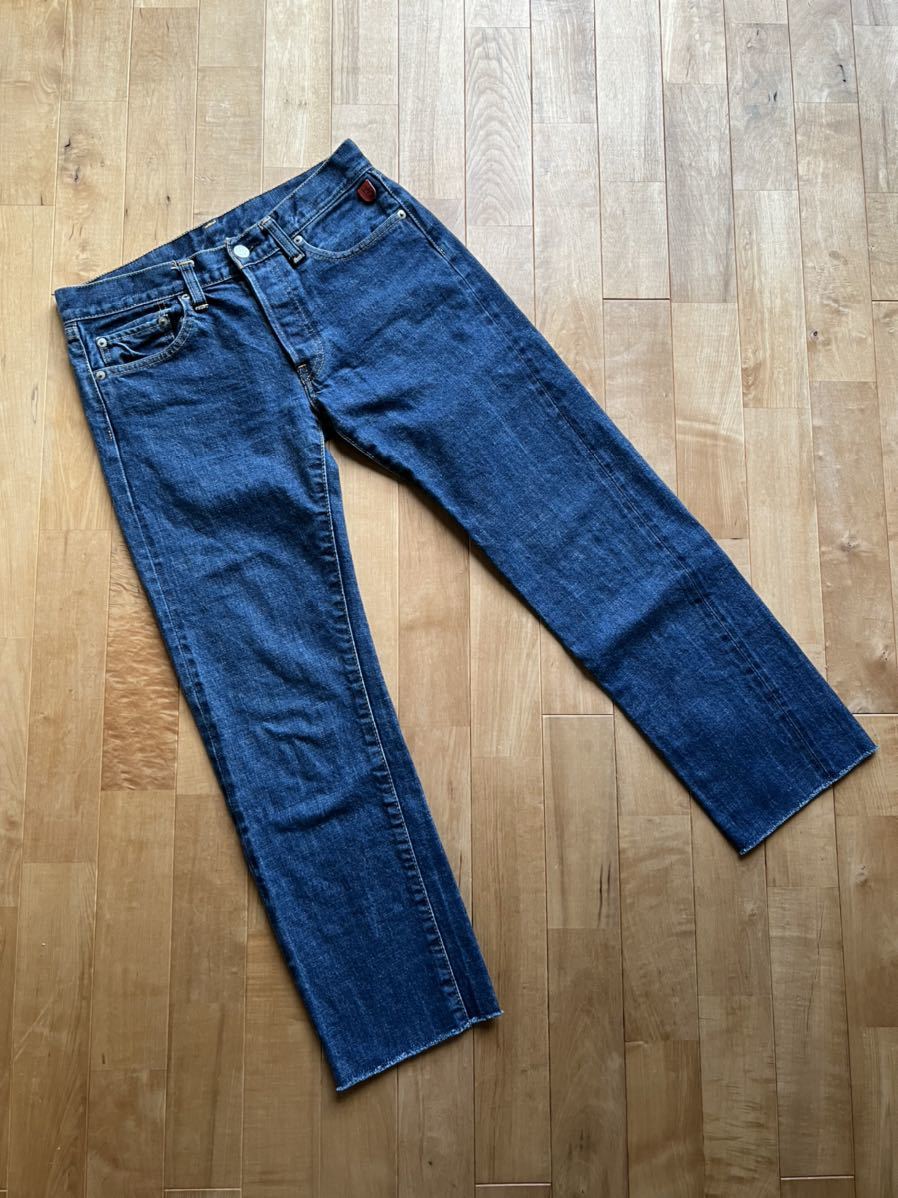 Shu jeans シュージーンズ Blue ブリュ サイズ38 赤耳 カットオフ RESOLUTE リゾルト 林氏