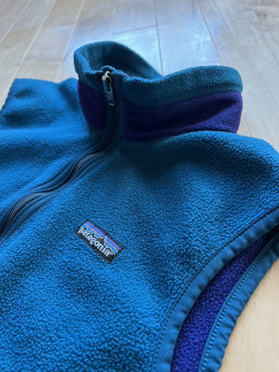 80s/USA製】patagonia パタゴニア フリースベスト ウィメンズSサイズ