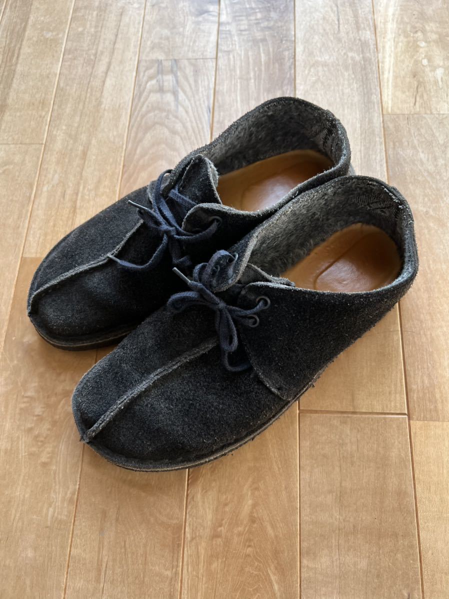 [ редкий цвет ]Clarks Clarks Desert Trek десерт Trek UK5.5/US7.5/25.5cm уголь замша Made in England