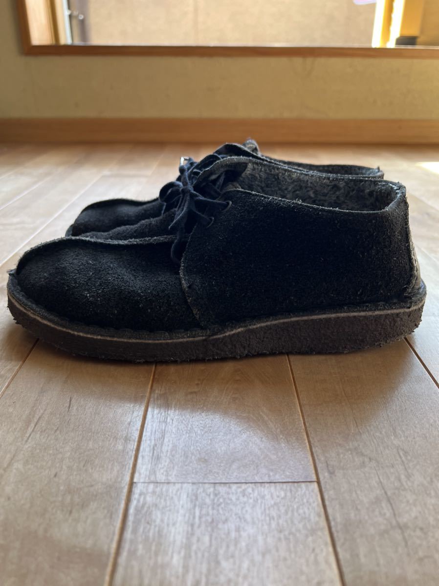 【レアカラー】Clarks クラークス Desert Trek デザートトレック UK5.5/US7.5/25.5cm チャコールスエード Made in England_画像3