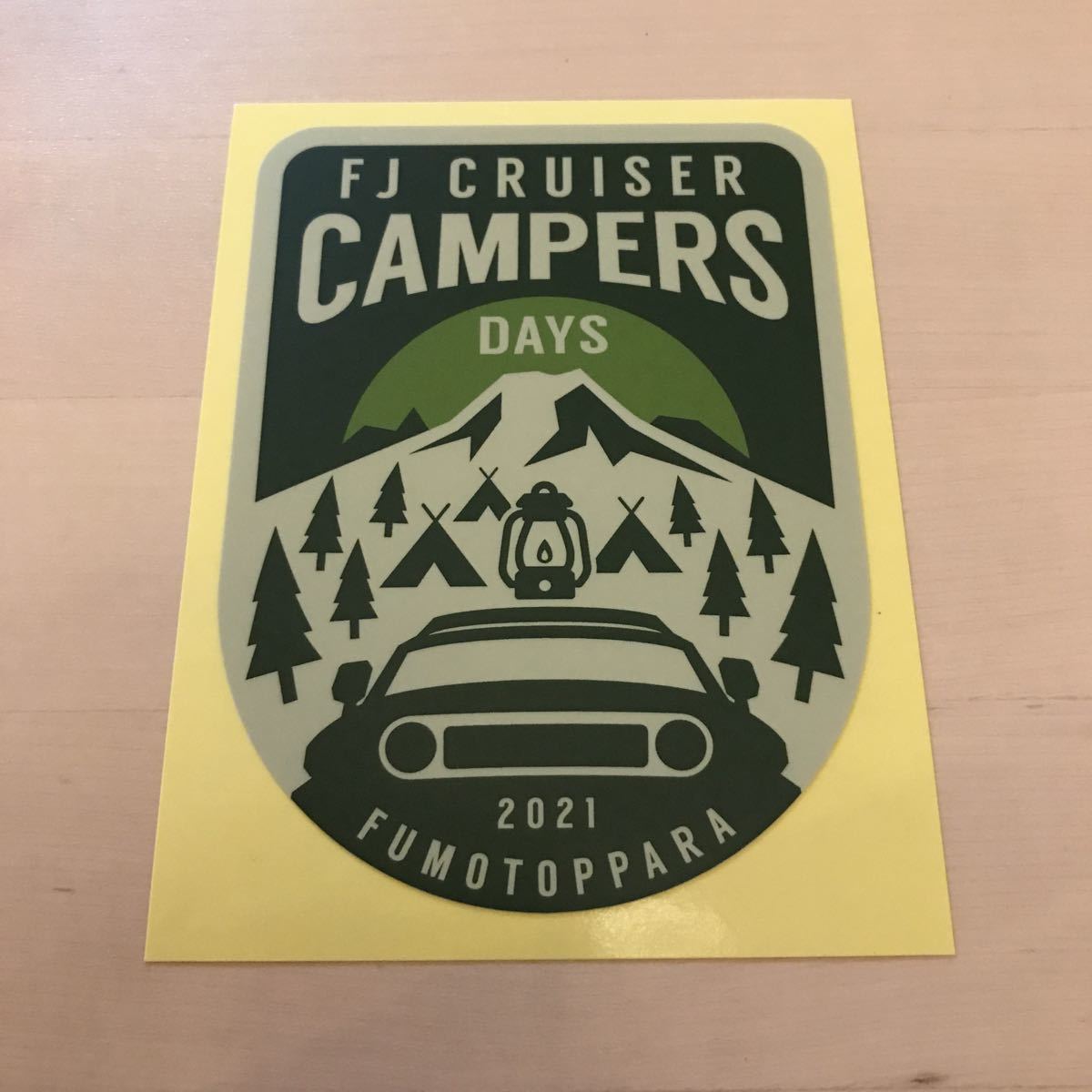 FJ CAMPERS DAYS ステッカー FJサミット FJ SUMMIT キャンパーズ FJ CAMPERS DAYS ステッカー FJサミット FJ SUMMIT キャンパーズ