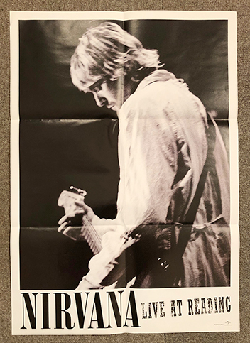 □90's 新品 デッドストック NIRVANA KURT COBAIN LIVE AT READING