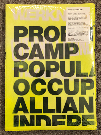 #2005 year new goods limitation Werk Magazine No.12 Guerrillazine No.3 The Outsiders? COMME des GARCONS Comme des Garcons 