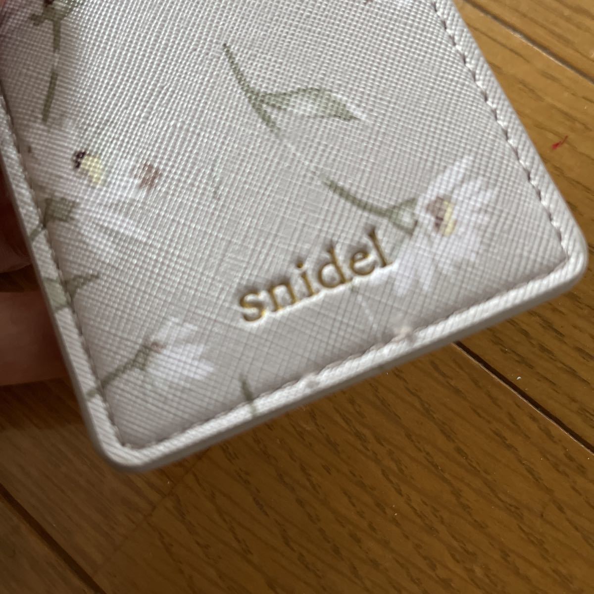  new goods!snidel Snidel card-case card inserting lovely . flower floral print .. pink!